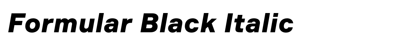 Formular Black Italic image